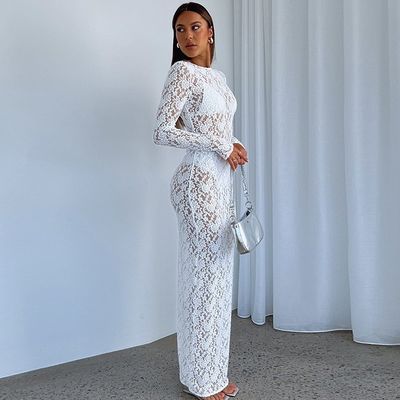 Katı Renkli Şık Kadın Elbisesi Pullover Kapalı Tipi Moda Mizacı Zayıf Uyumlu Kapüşonlu Uzun Yumruklu Elbise
