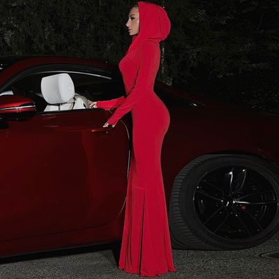 Dijital baskı modeli Kısa kollu stilli kadın elbise süveterli kapalı tip