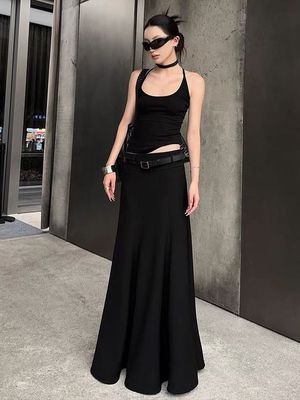 Yeni Spice Girl U kravat halter tank top içi ince kemerli kadınlar için